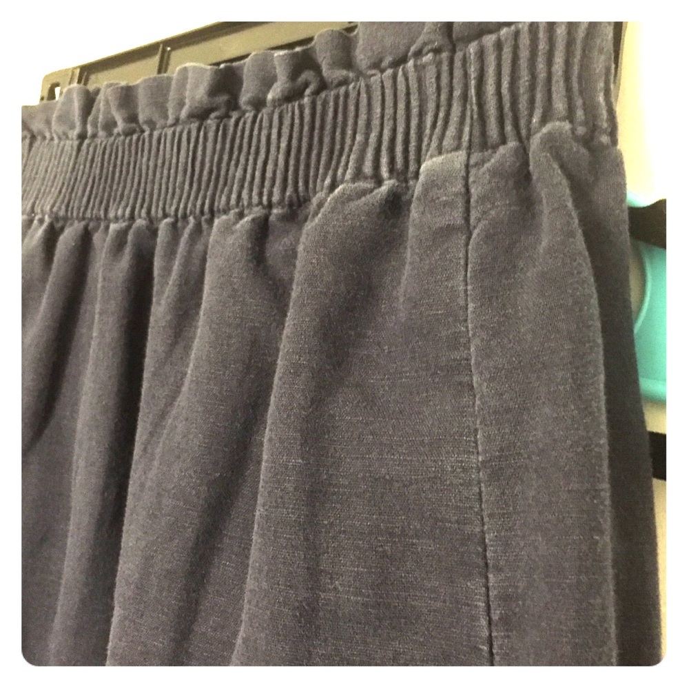 Size 0 Navy J-Crew Paper Bag Skirt